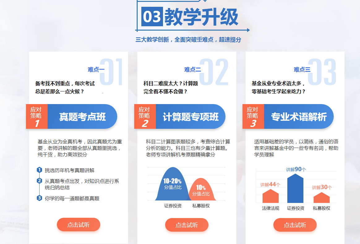 2019年基金从业资格考试考前培训班招生简章